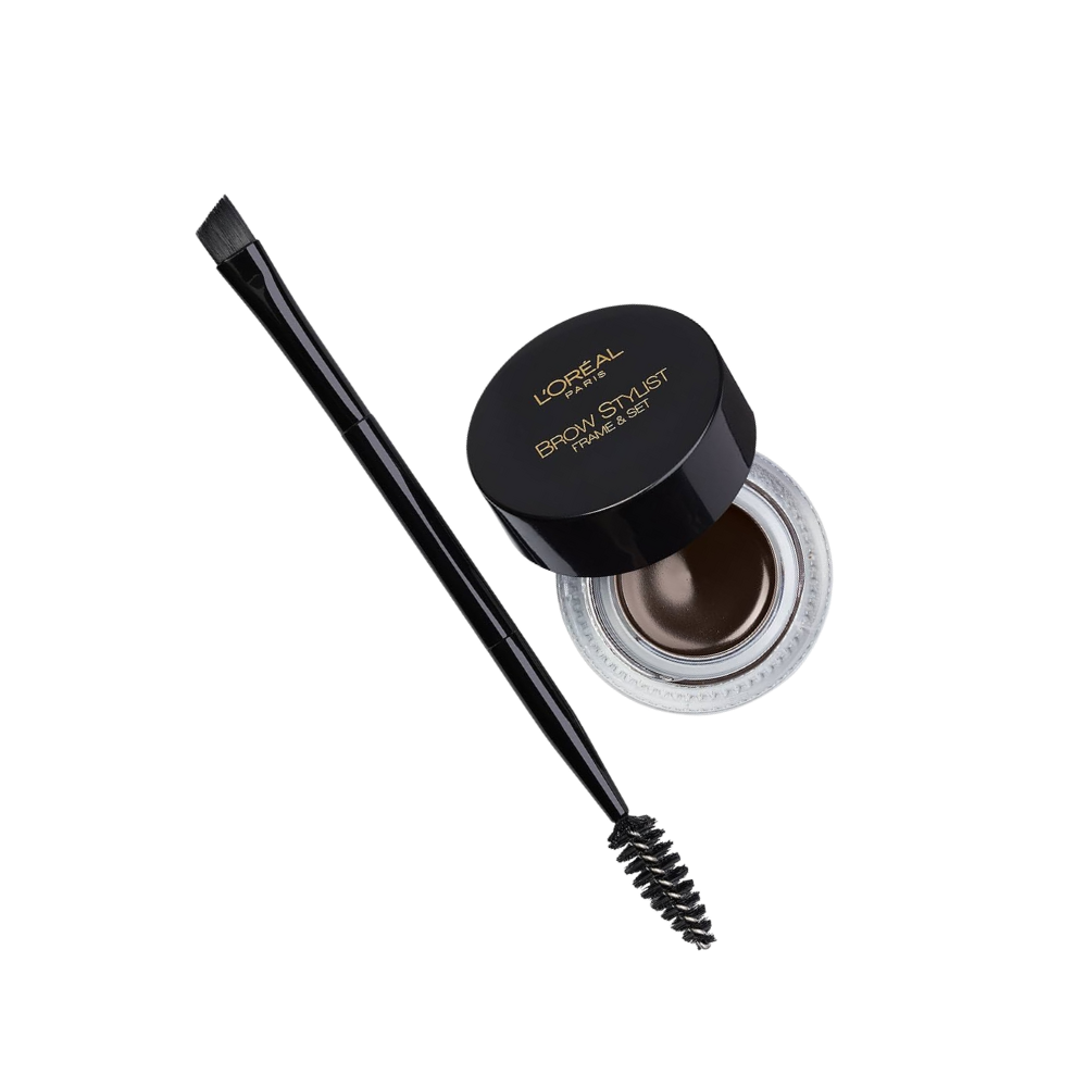 Loreal Brow Stylist Frame and Set Cream Pomade 214 Warm Brunette
