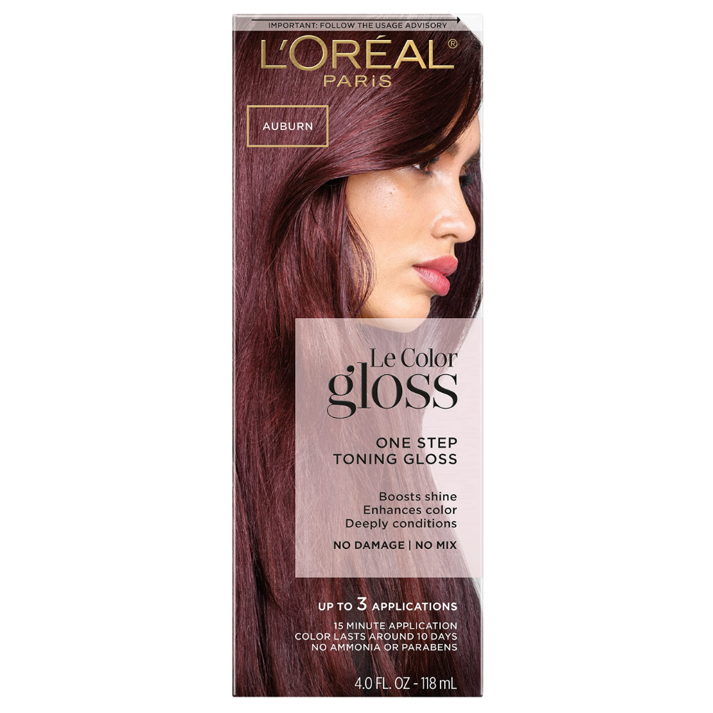 Loreal Le Color Gloss One Step Toning Hair Gloss Auburn