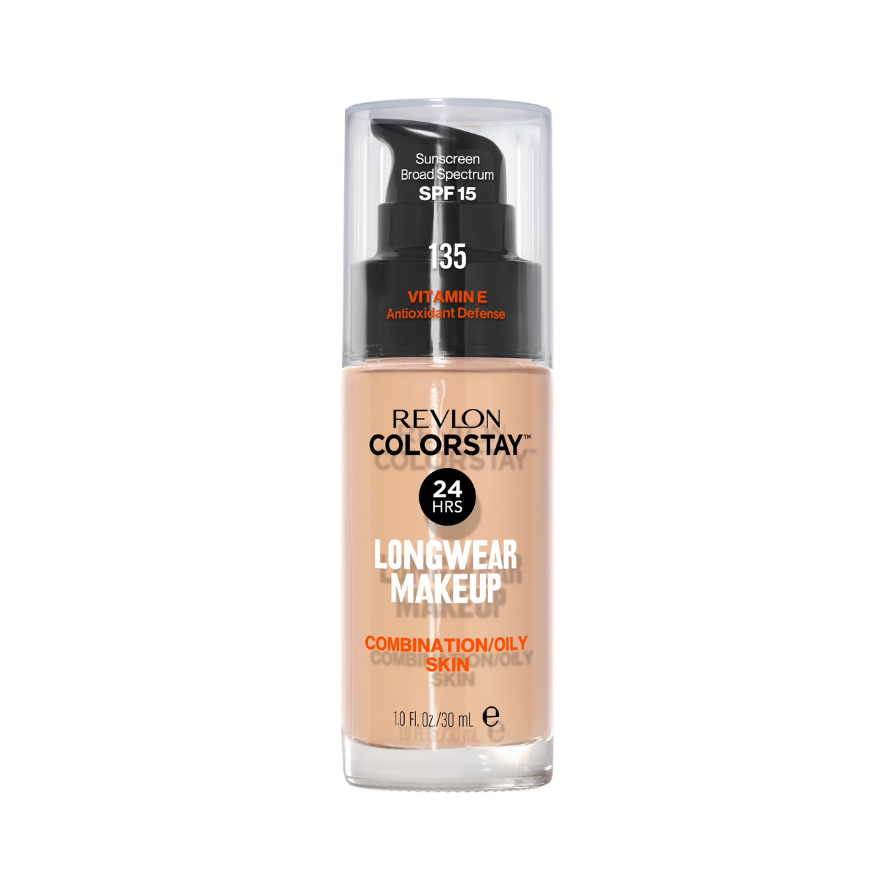 Revlon ColorStay Makeup PUMP, Combination/Oily Skin SPF 15 135 Vanilla