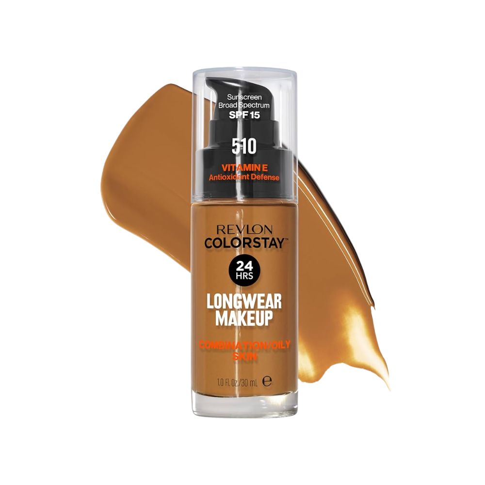 Revlon ColorStay Makeup PUMP, Combination/Oily Skin SPF 15 510 Pecan