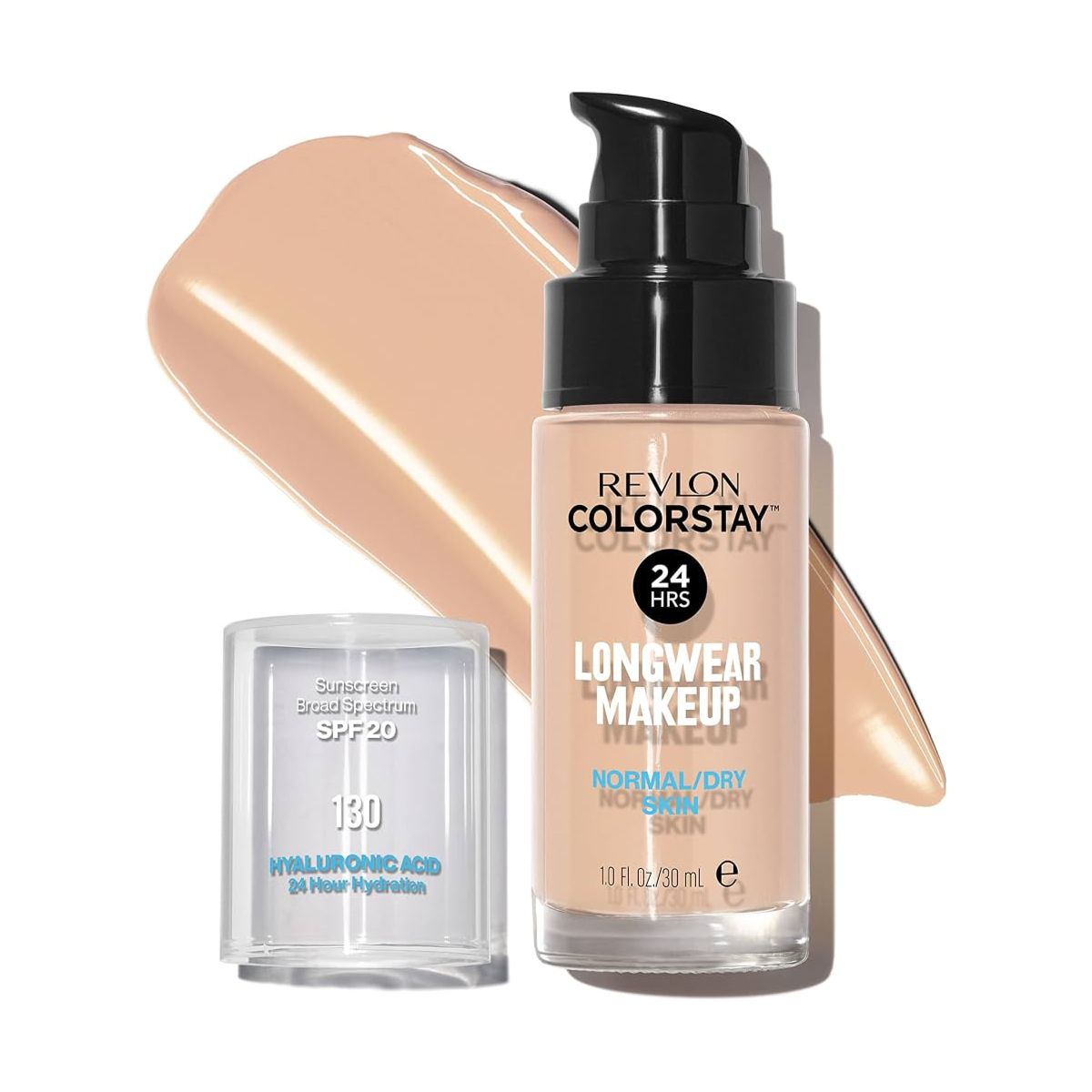 Revlon ColorStay Makeup PUMP, Normal/Dry Skin SPF 20 130 Porcelain