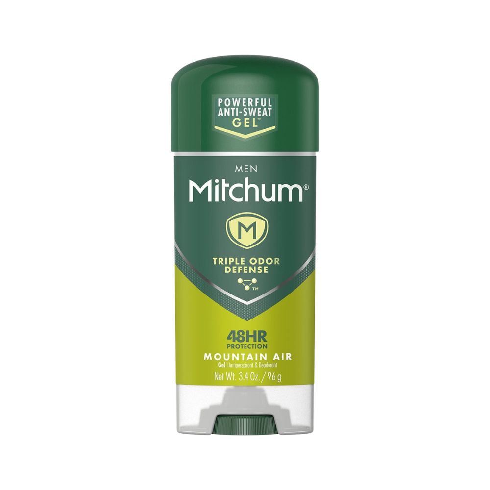 Mitchum Men Triple Odor Defense Gel Antiperspirant & Deodorant, Mountain Air 3.4 oz