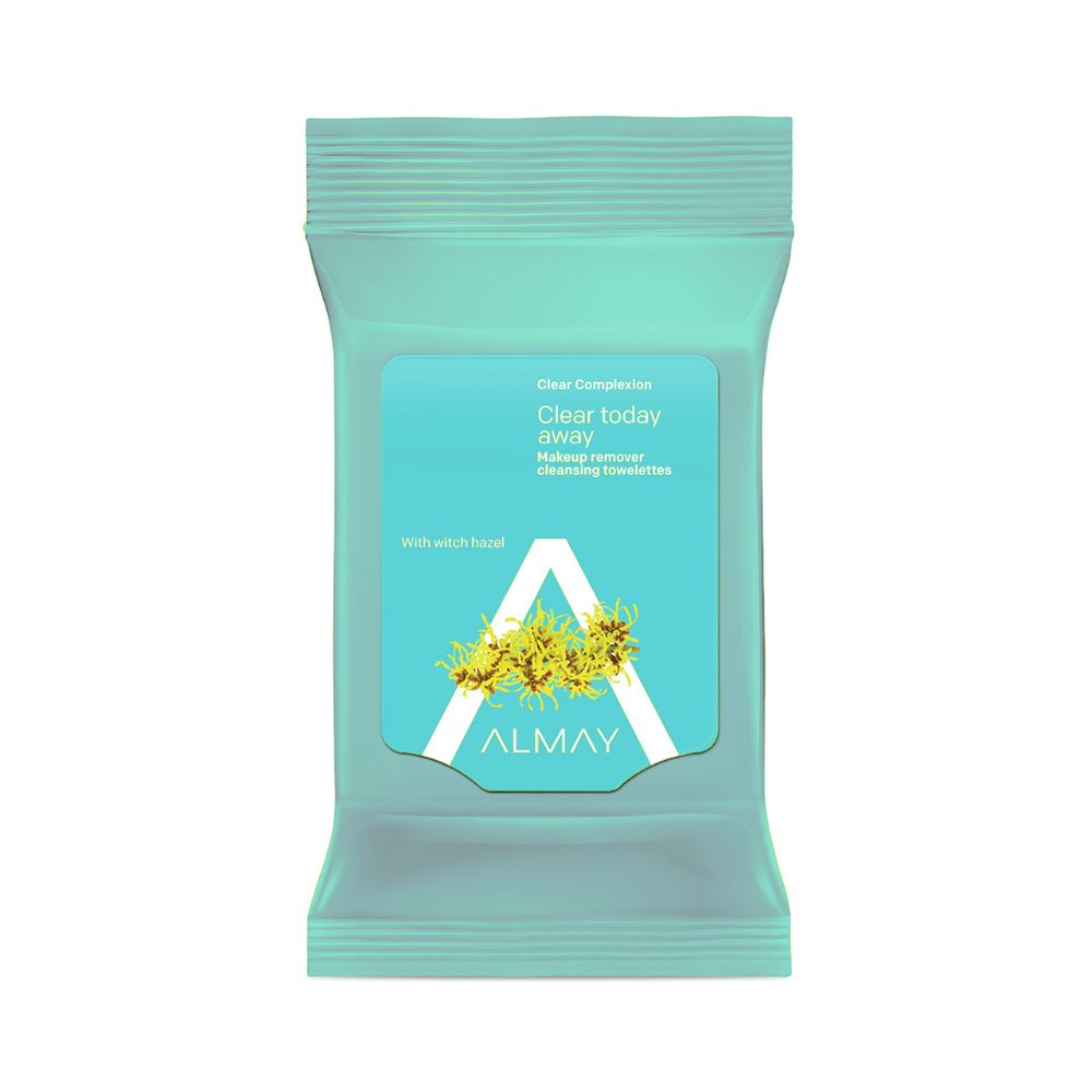 Almay Clear Complexion 4-in-1 Makeup Remover Cleansing Towelettes 25 ct