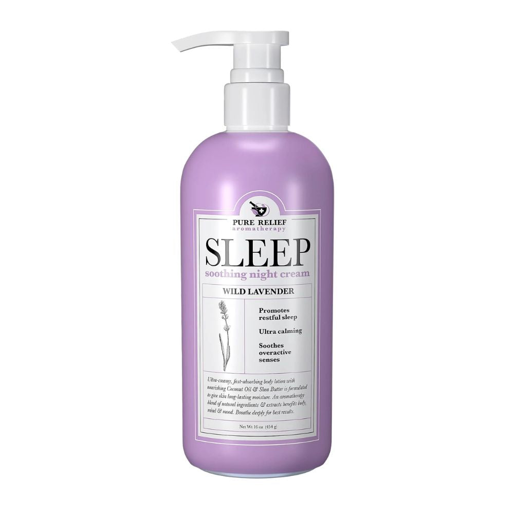 Pure Relief Sleep Soothing Night Cream Wild Lavender 16 oz