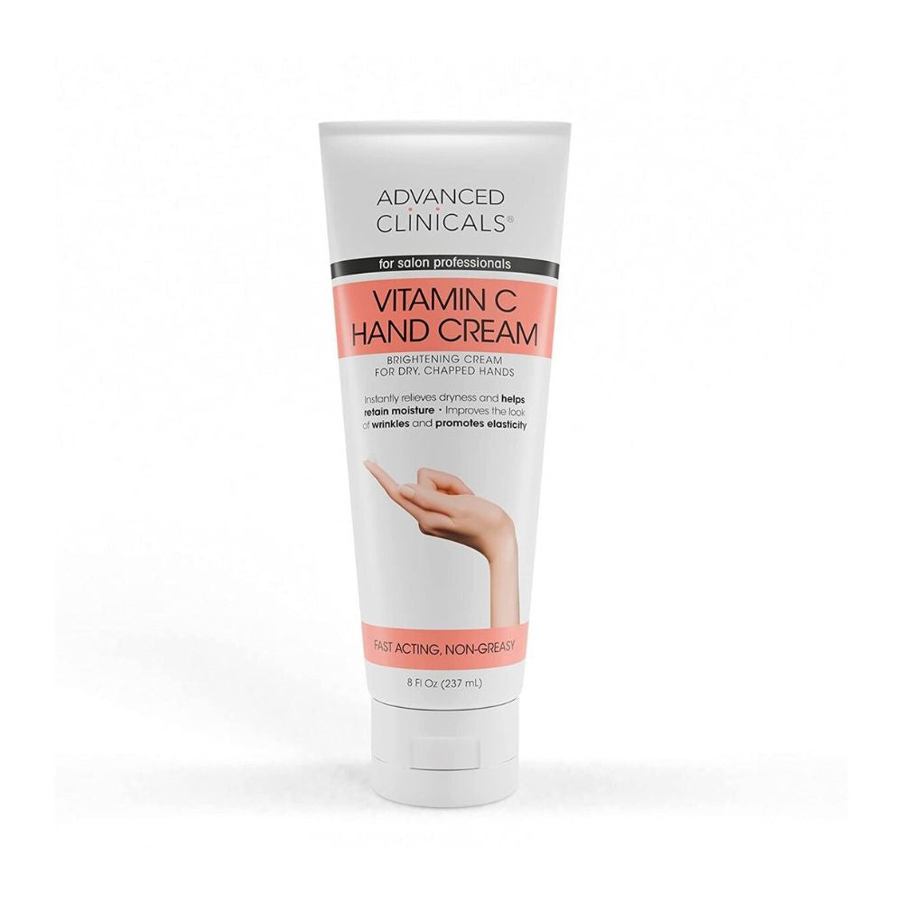 Advanced Clinicals Vitamin C Hand Cream 8 oz