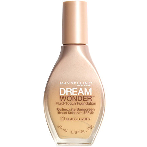 Maybelline Dream Wonder Fluid-Touch Foundation 20 Classic Ivory