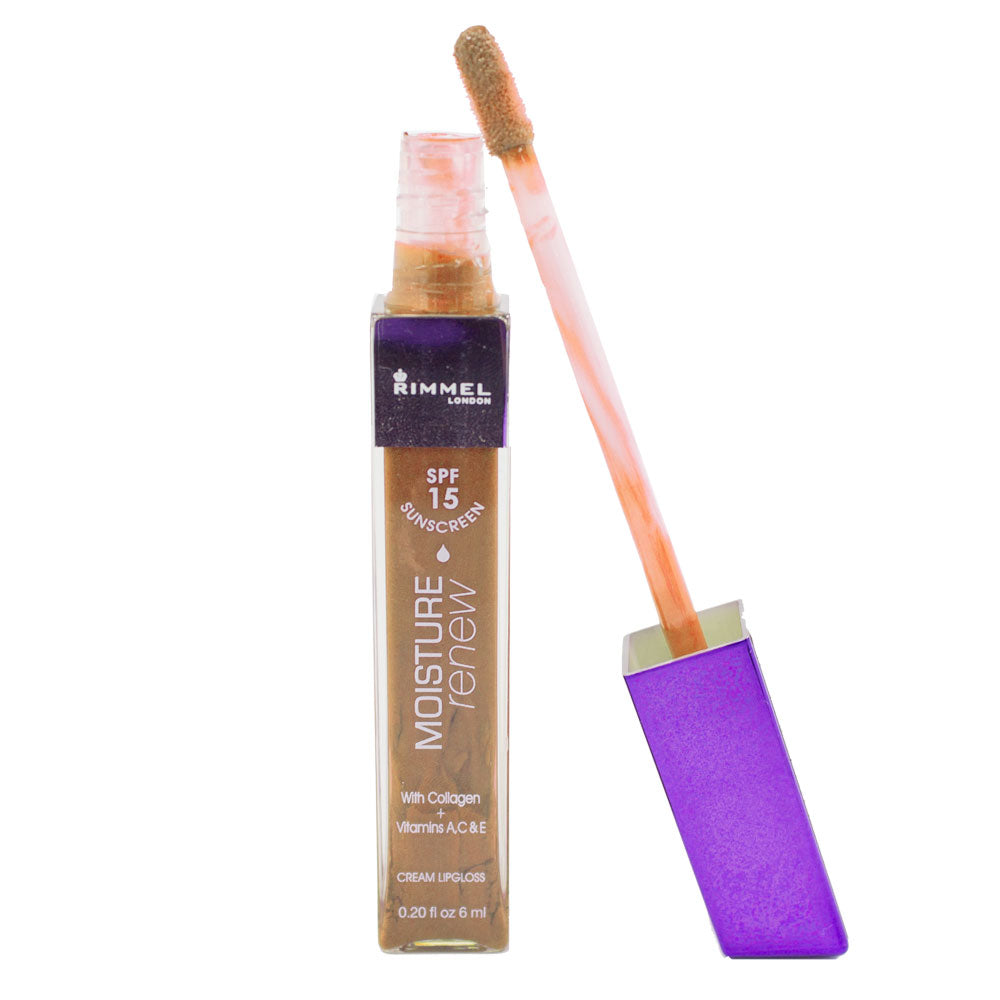 Rimmel Moisture Renew Lipgloss, SPF 15 116 Comfortably Nude