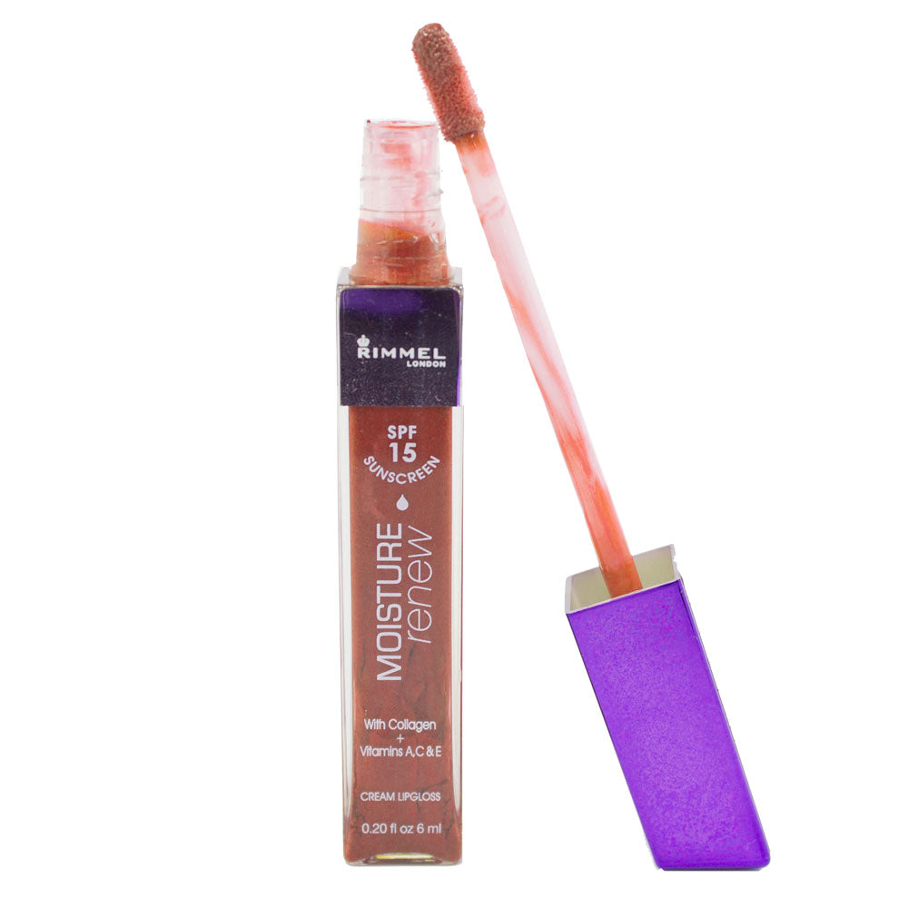 Rimmel Moisture Renew Lipgloss, SPF 15 119 Coral Reflection