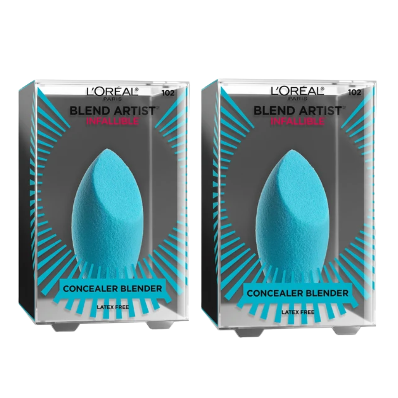Loreal Infallible Blend Artist Concealer Blender 102 (2-Pack)