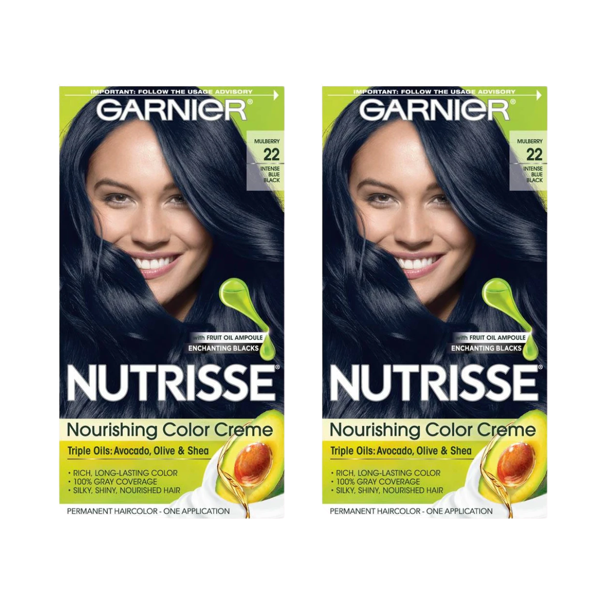 Garnier Nutrisse Nourishing Color Creme Haircolor - 72 Dark Beige Blonde (Sweet Latte) (2-Pack)