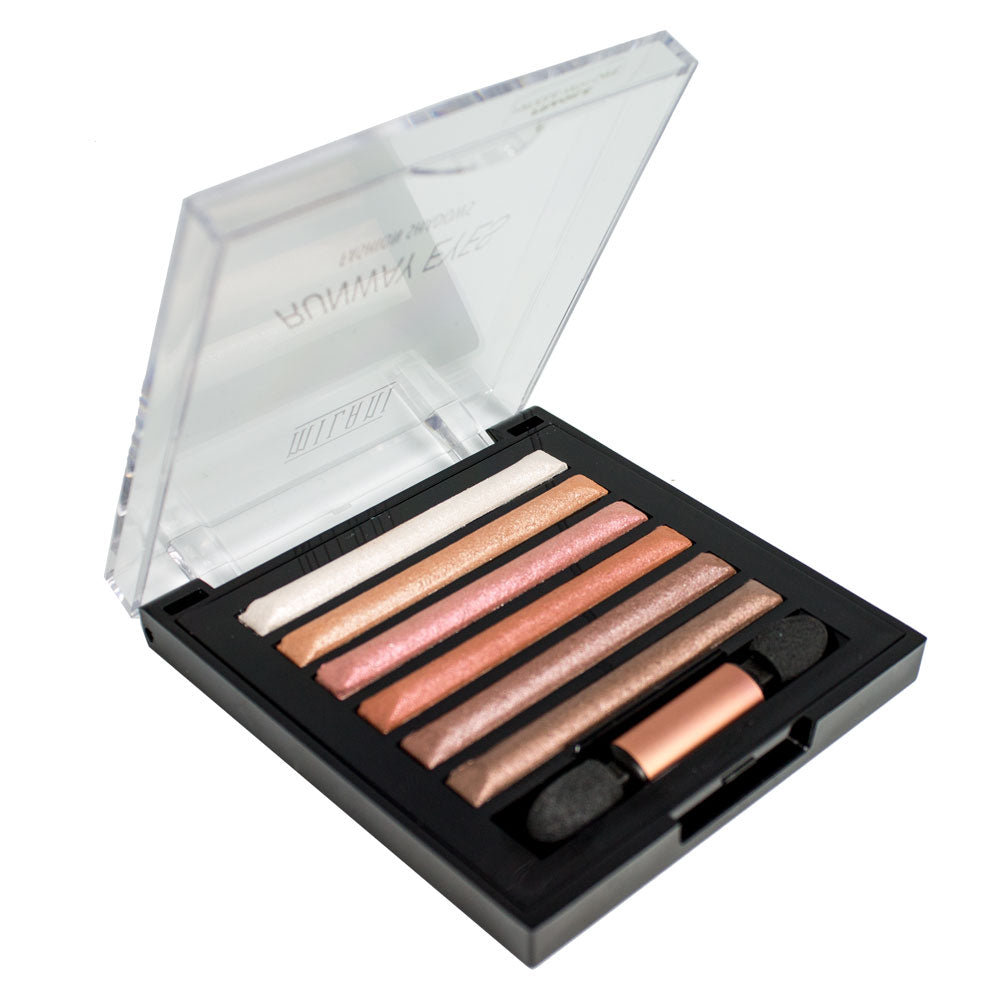 Milani Runway Eyes 6-Pan Baked Eye Shadow 01 Designer Browns