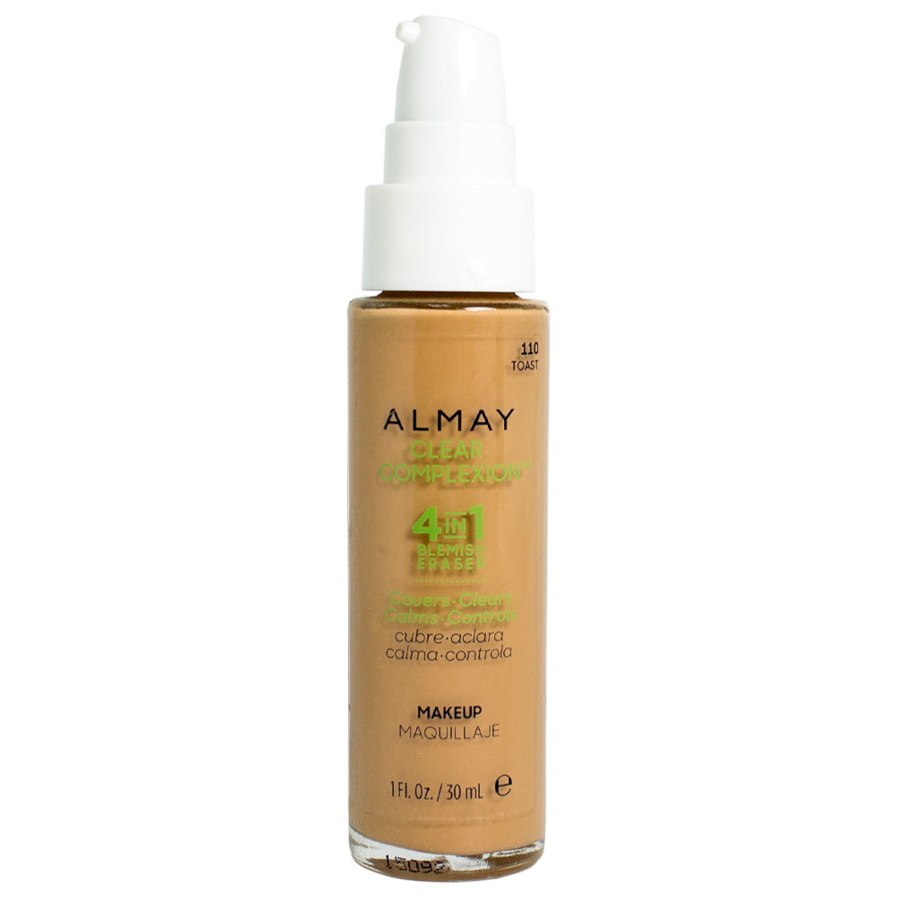 Almay Clear Complexion Liquid Makeup, Pump Top 110 Toast