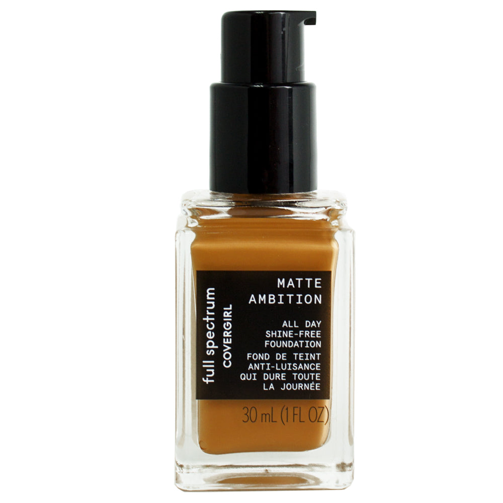 Cover Girl Matte Ambition All Day Shine-Free Foundation 410 Deep Golden 1