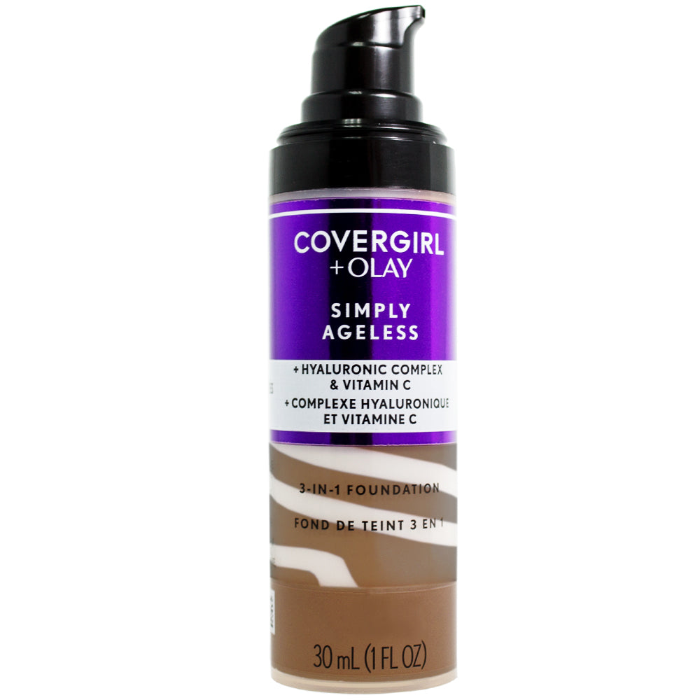 Cover Girl & Olay Simply Ageless 3-in-1 Liquid Foundation 275 Soft Sable