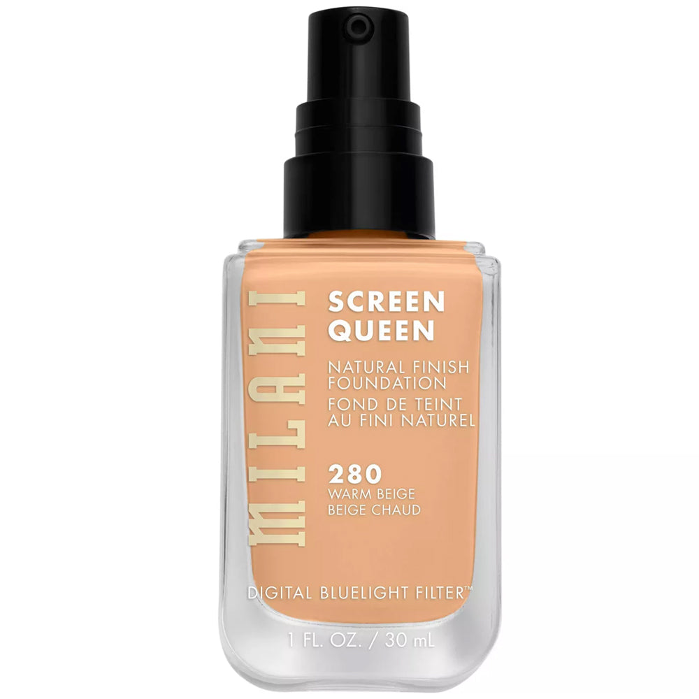 Milani Screen Queen Natural Finish Foundation 280 Warm Beige