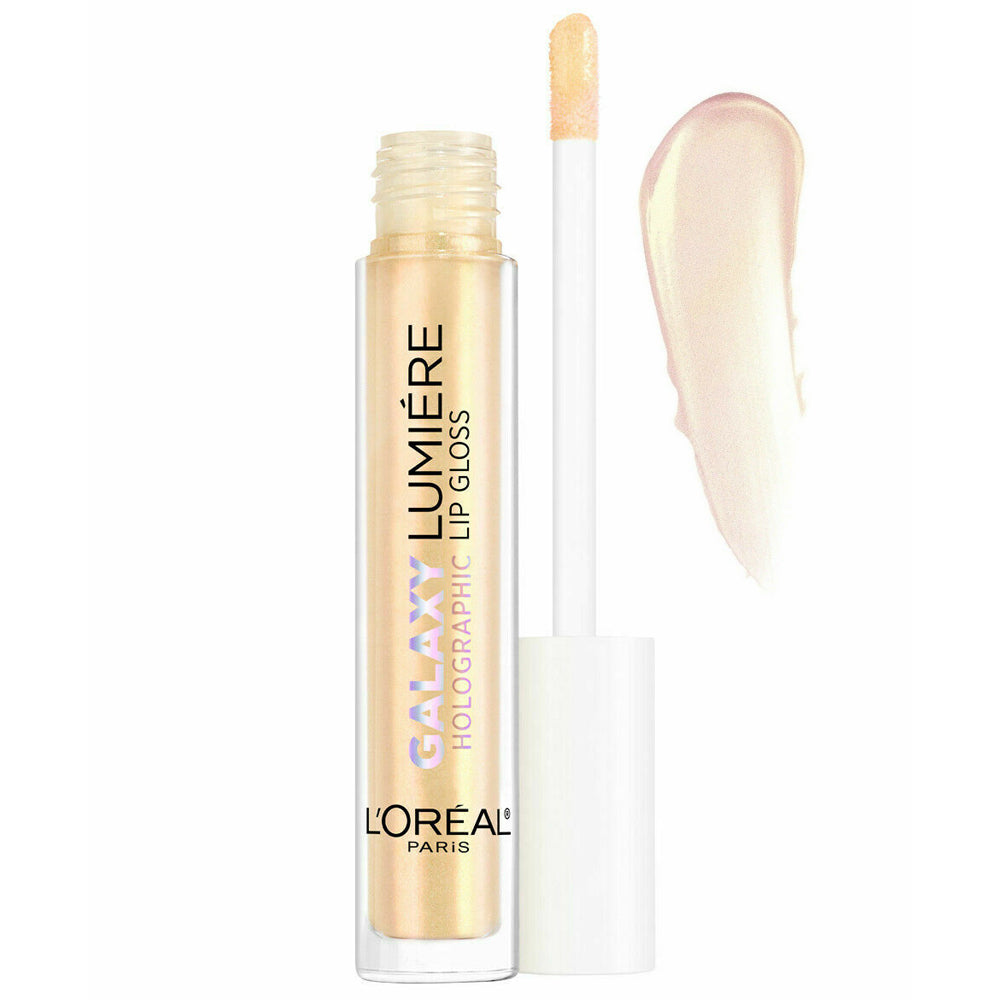 Loreal Infallible Galaxy Lumiere Holographic Lip Gloss 03 Ethereal Gold