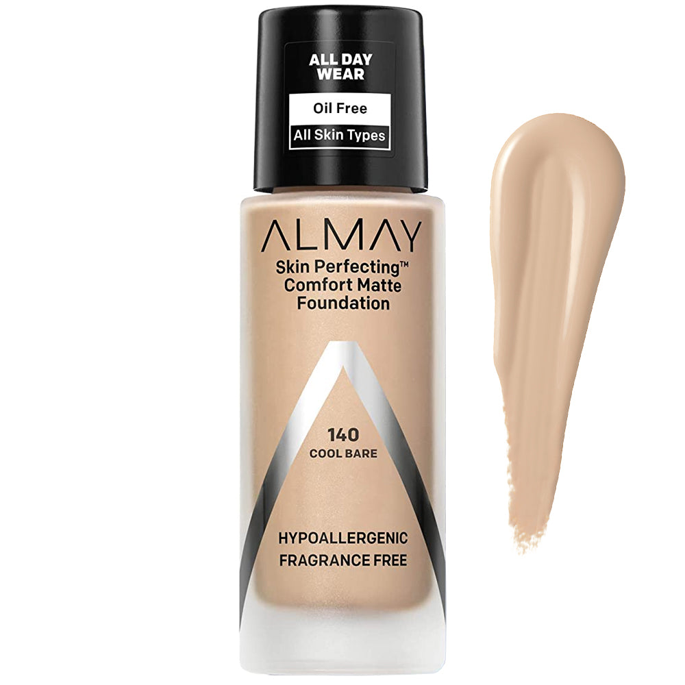 Almay Skin Perfecting Comfort Matte Foundation 140 Cool Bare