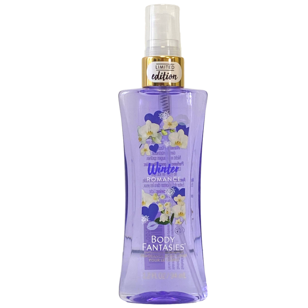 Body Fantasies Fragrance Body Spray 3.2oz Winter Romance