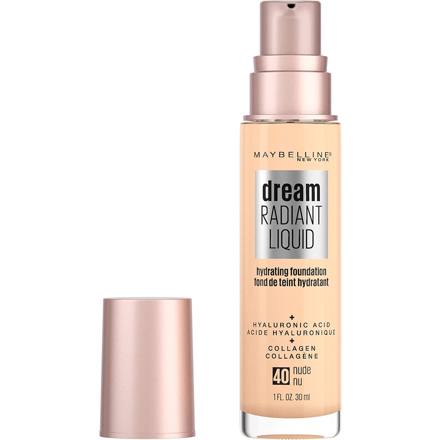 Maybelline Dream Radiant Liquid Hydrating Foundation 40 Nude