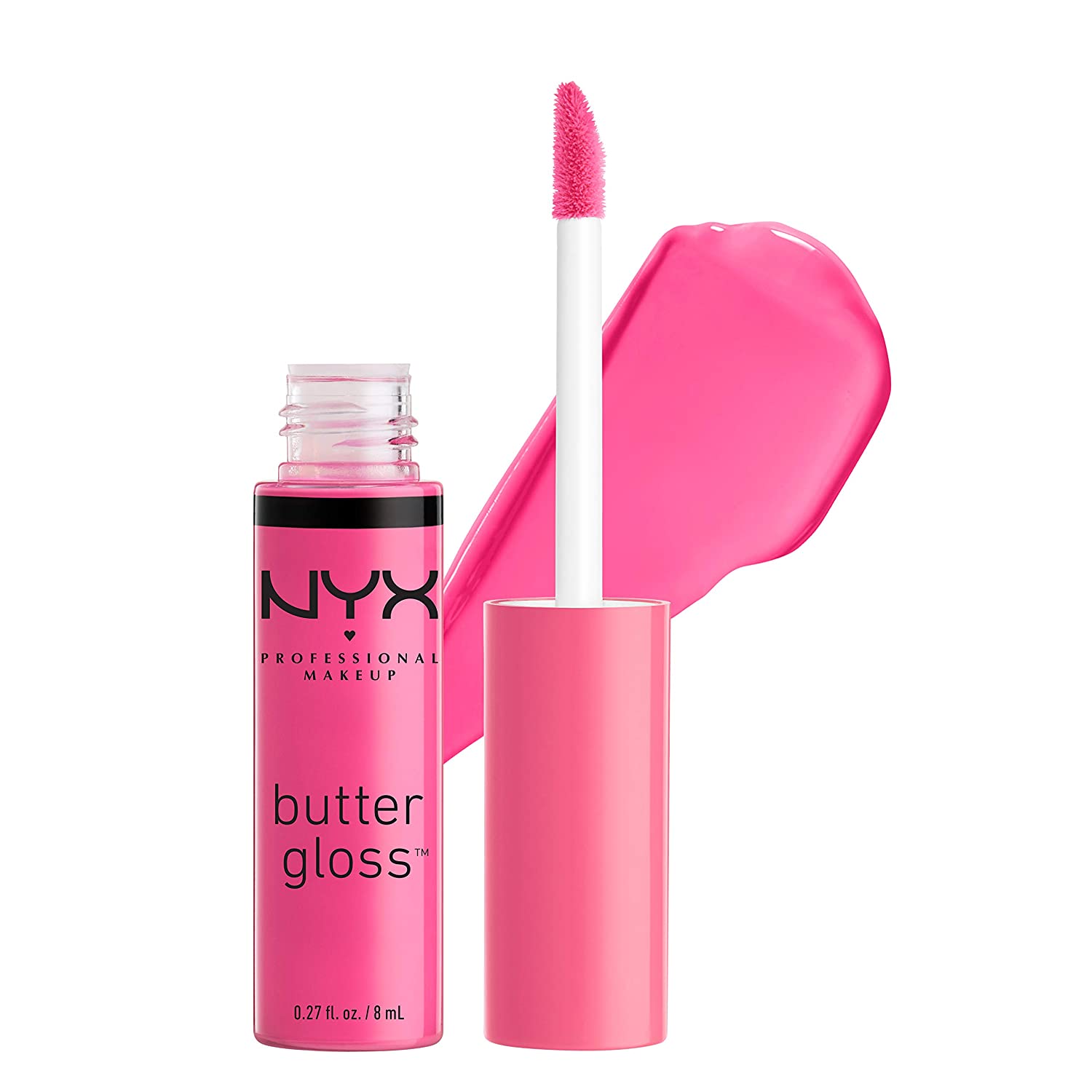 NYX Butter Lip Gloss 01 Strawberry Parfait