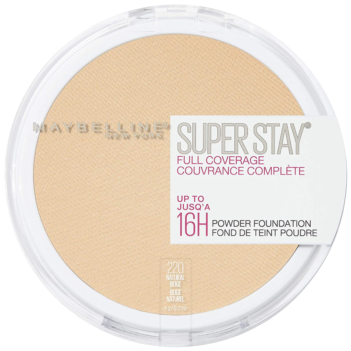 Maybelline SuperStay Full Coverage Powder Foundation 220 Natural Beige
