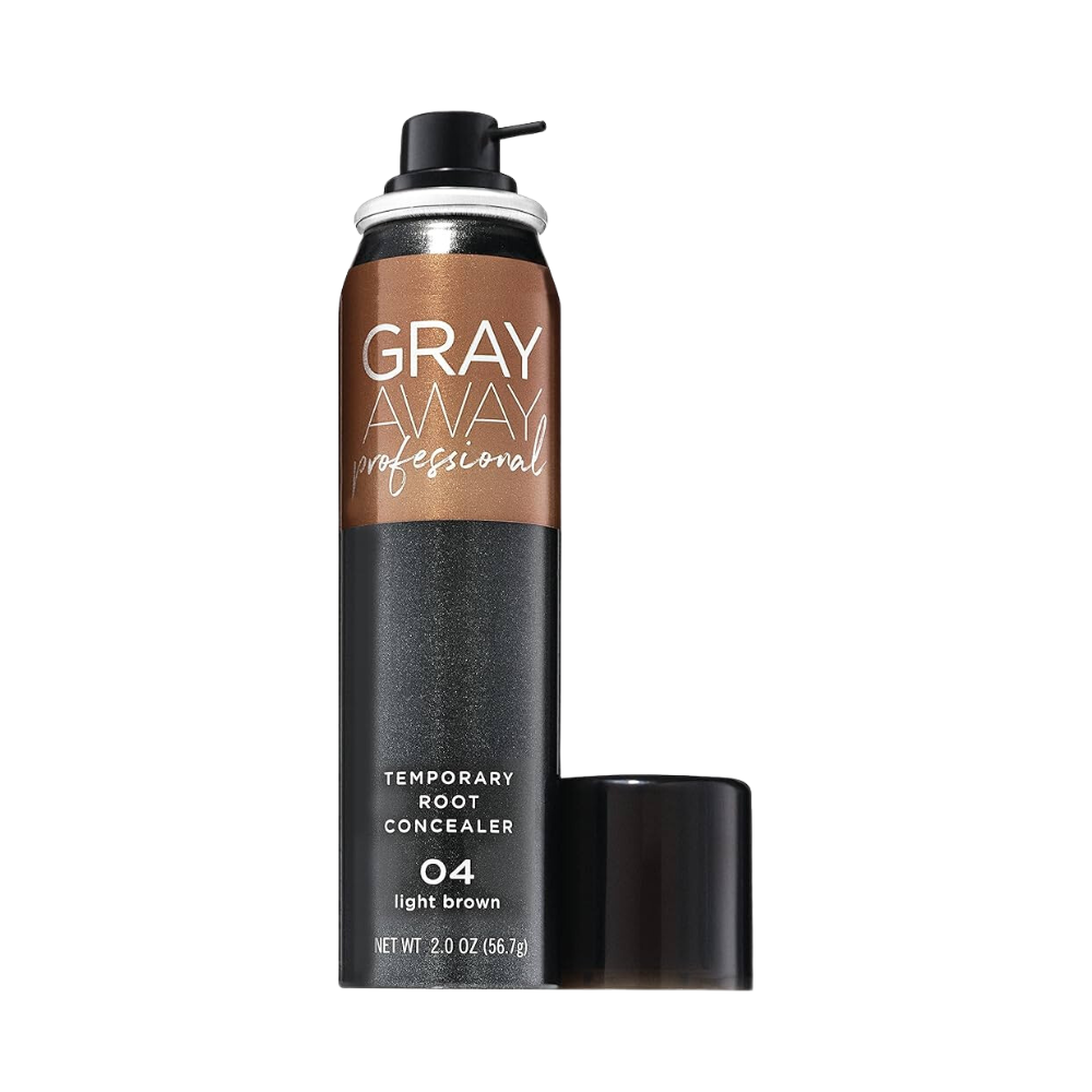 Gray Away Professional Temporary Root Concealer 2oz 04 Light Brown