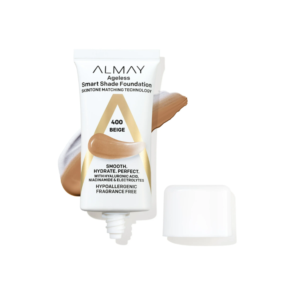 Almay Ageless Smart Shade Foundation with Skintone Matching Technology 400 Beige