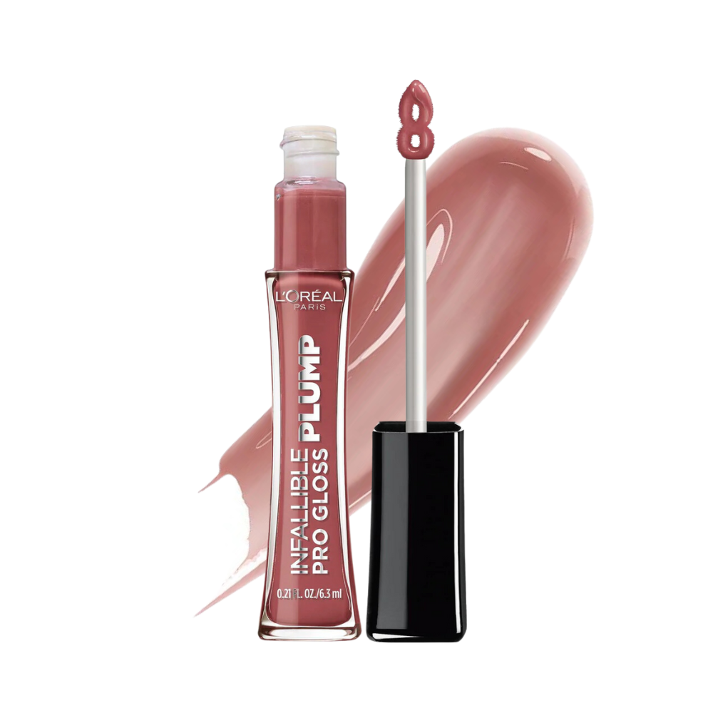 Loreal Infallible Pro Gloss Plump Lip Gloss 604 Radiant Mauve