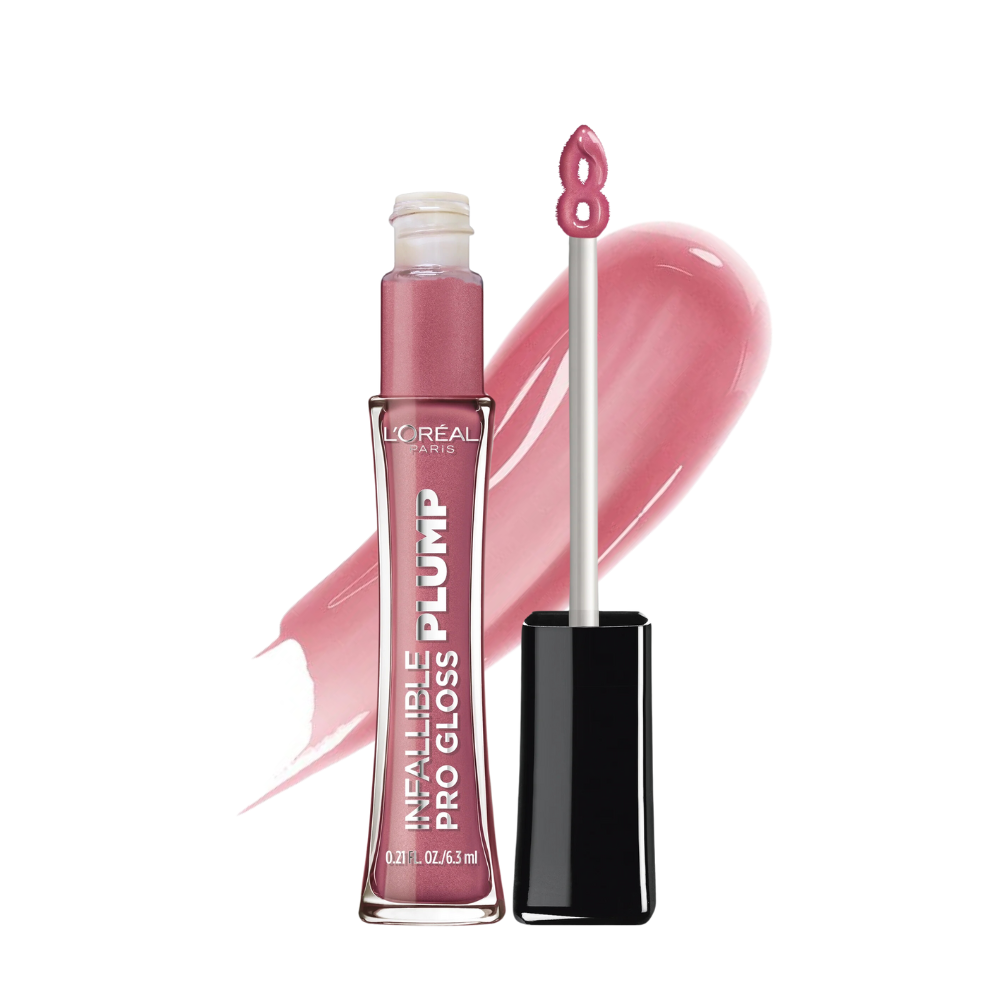 Loreal Infallible Pro Gloss Plump Lip Gloss 606 Mauve Glow