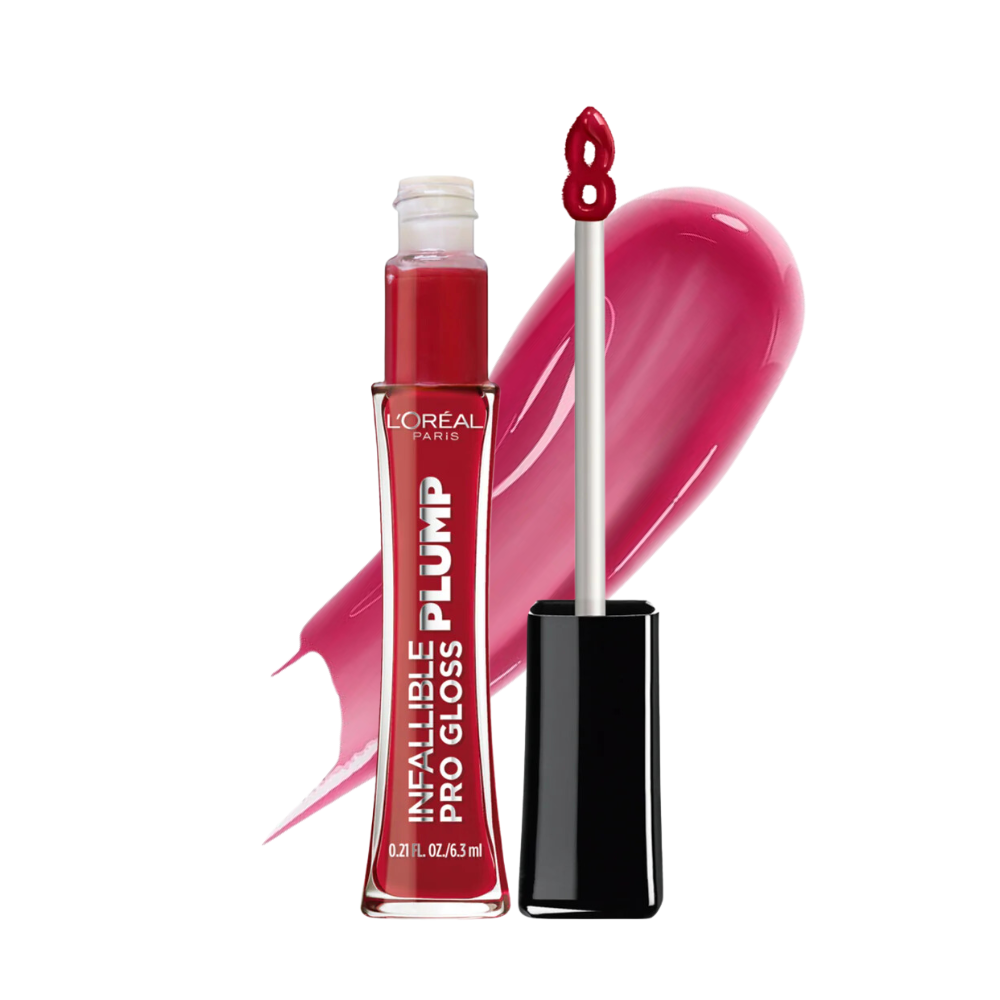 Loreal Infallible Pro Gloss Plump Lip Gloss 611 Ruby Sheen