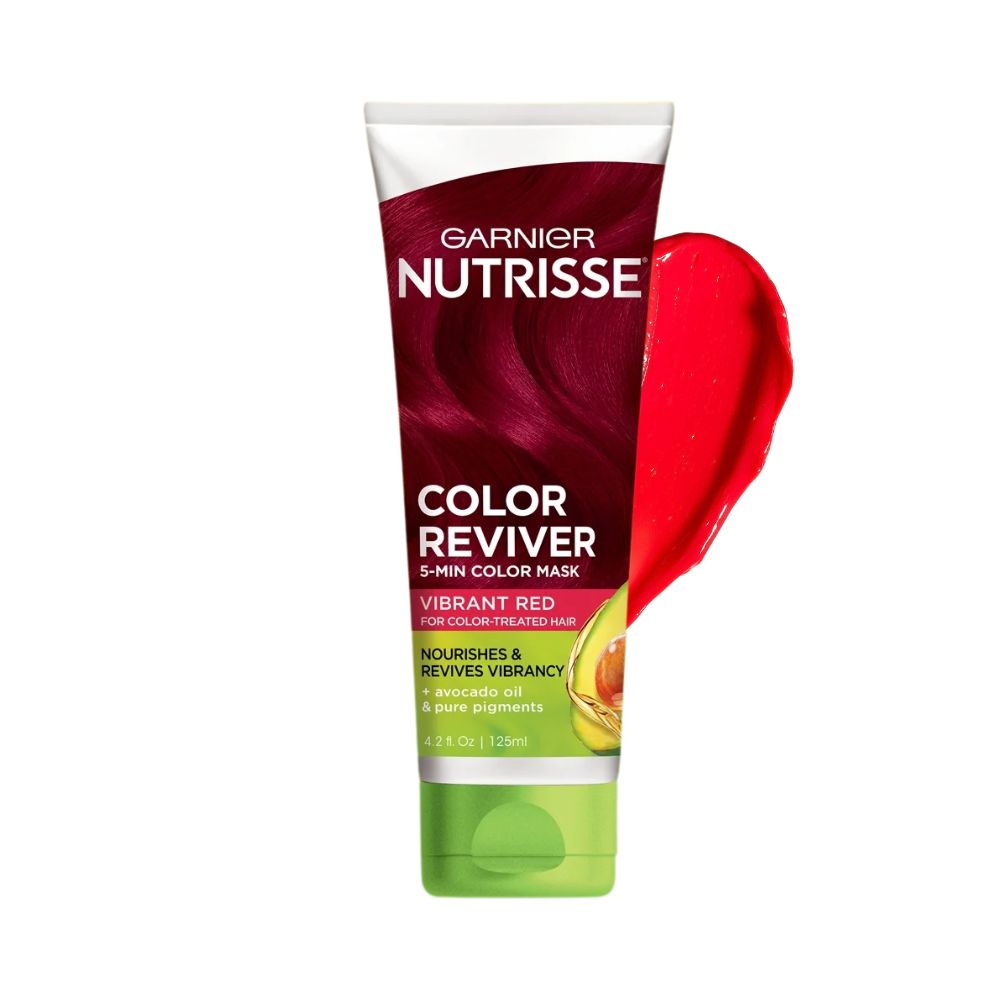 Garnier Nutrisse Color Reviver 5 Minute Color Mask 4.2oz Vibrant Red