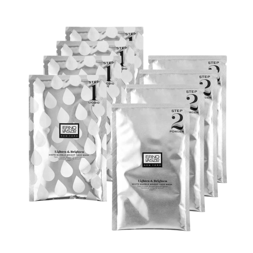 Erno Laszlo White Marble Bright Face Mask, 4 Two-Phase Mask Sets