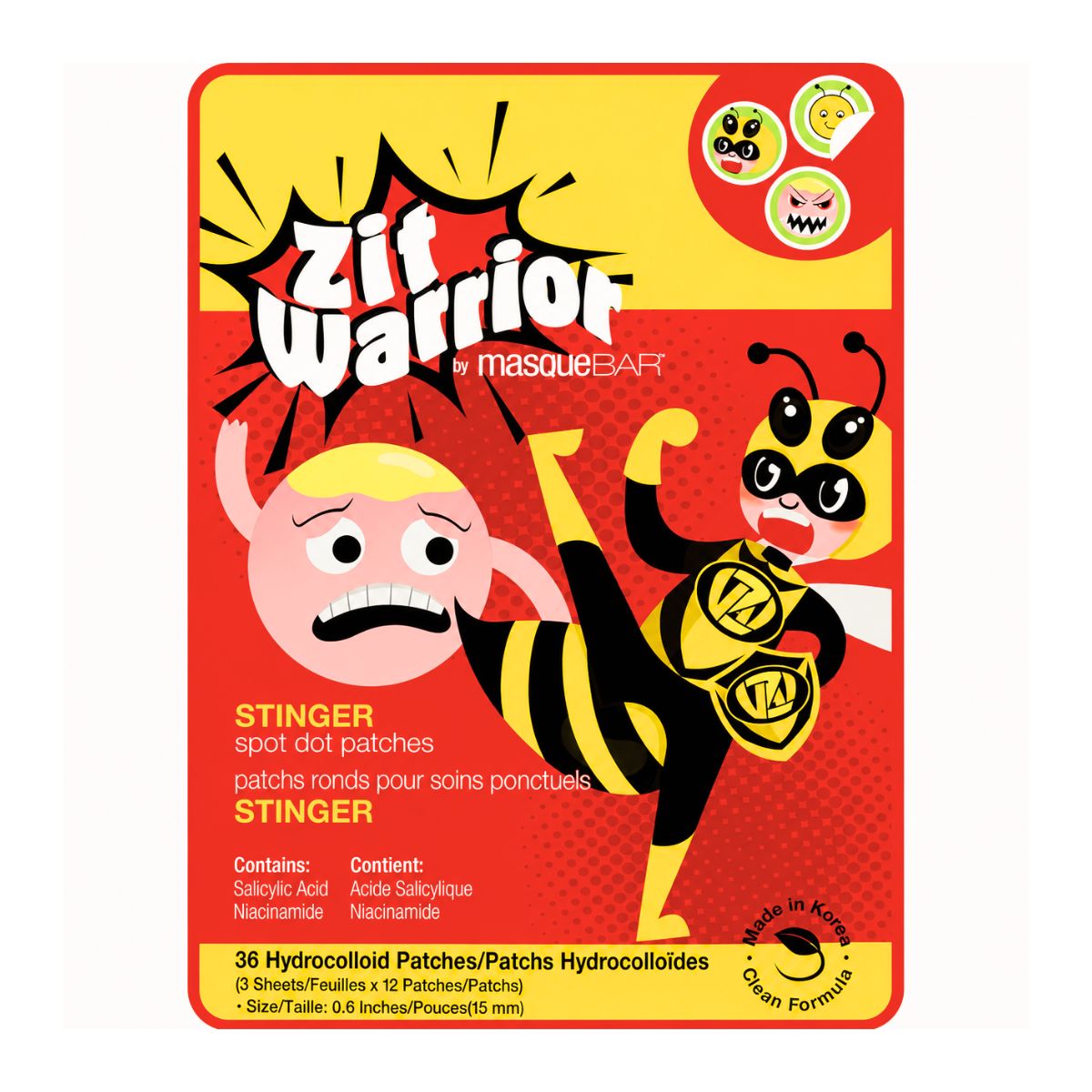 Masque Bar Zit Warrior Stinger Spot Dot Patches