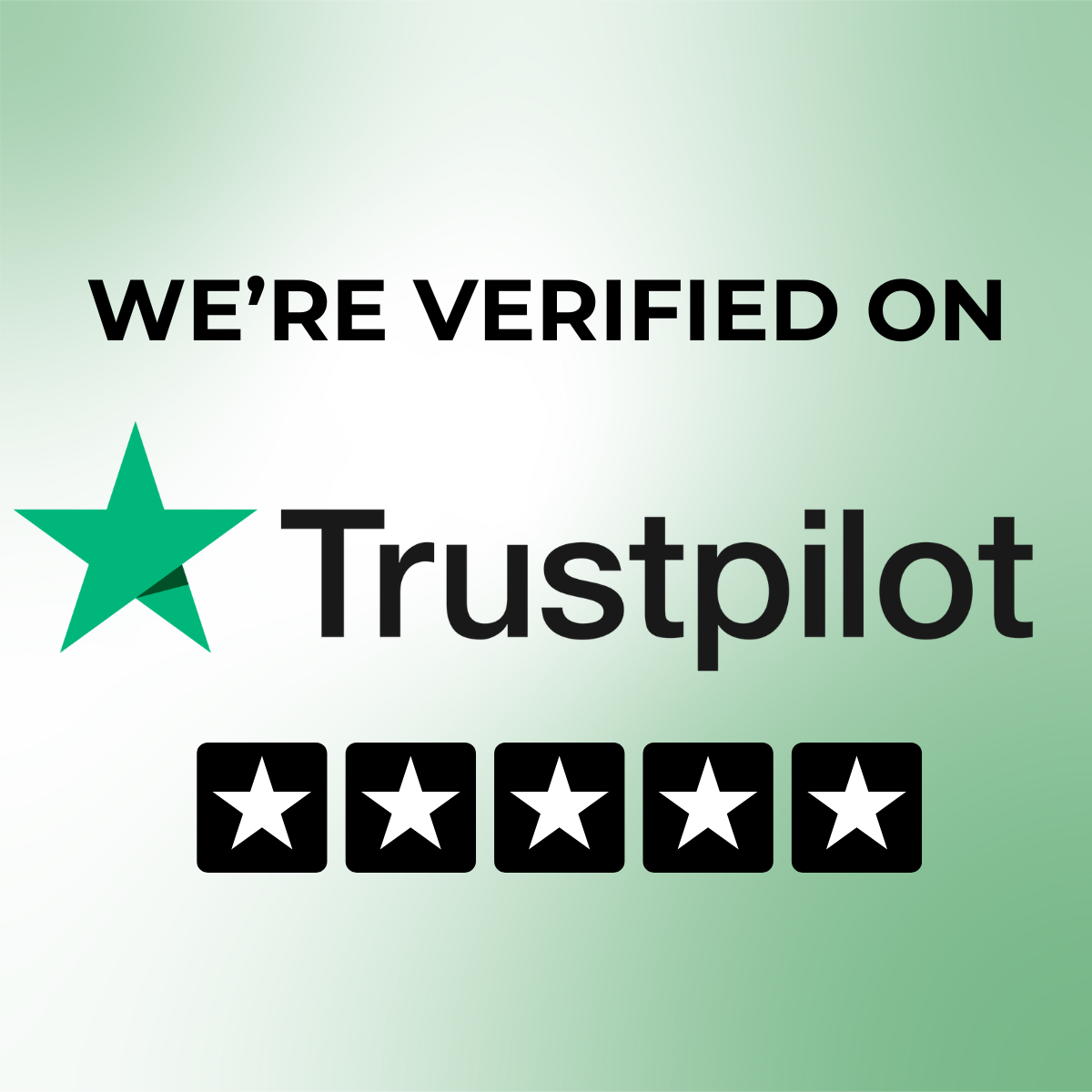 We're verified on Trustpilot!
