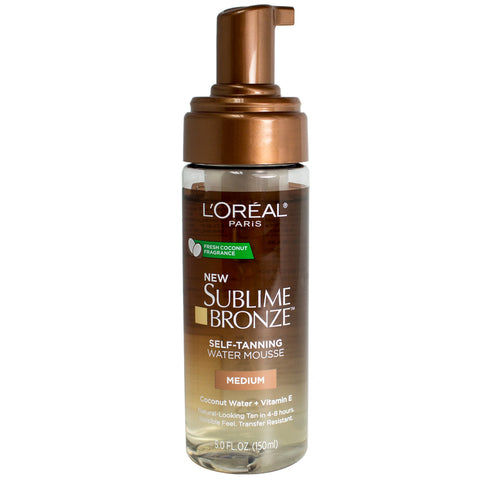 Loreal Sublime Bronze Hydrating Self-Tanning Water Mousse - Medium