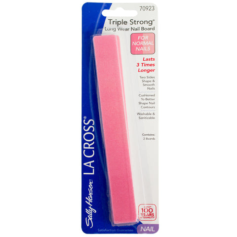Sally Hansen La Cross Triple Strong Long Wear Nail Board for Normal Nails 2ct