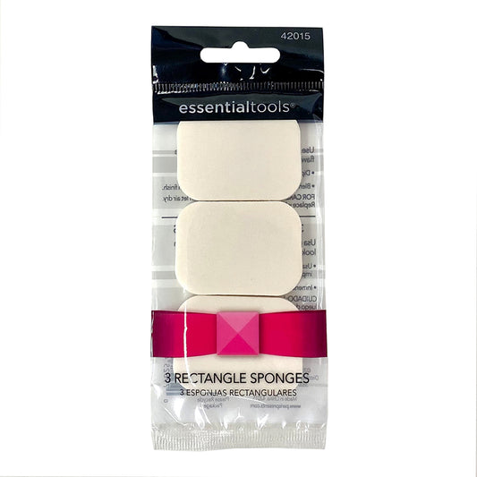 Essential Tools 3 Rectangle Foundation Sponges 42015
