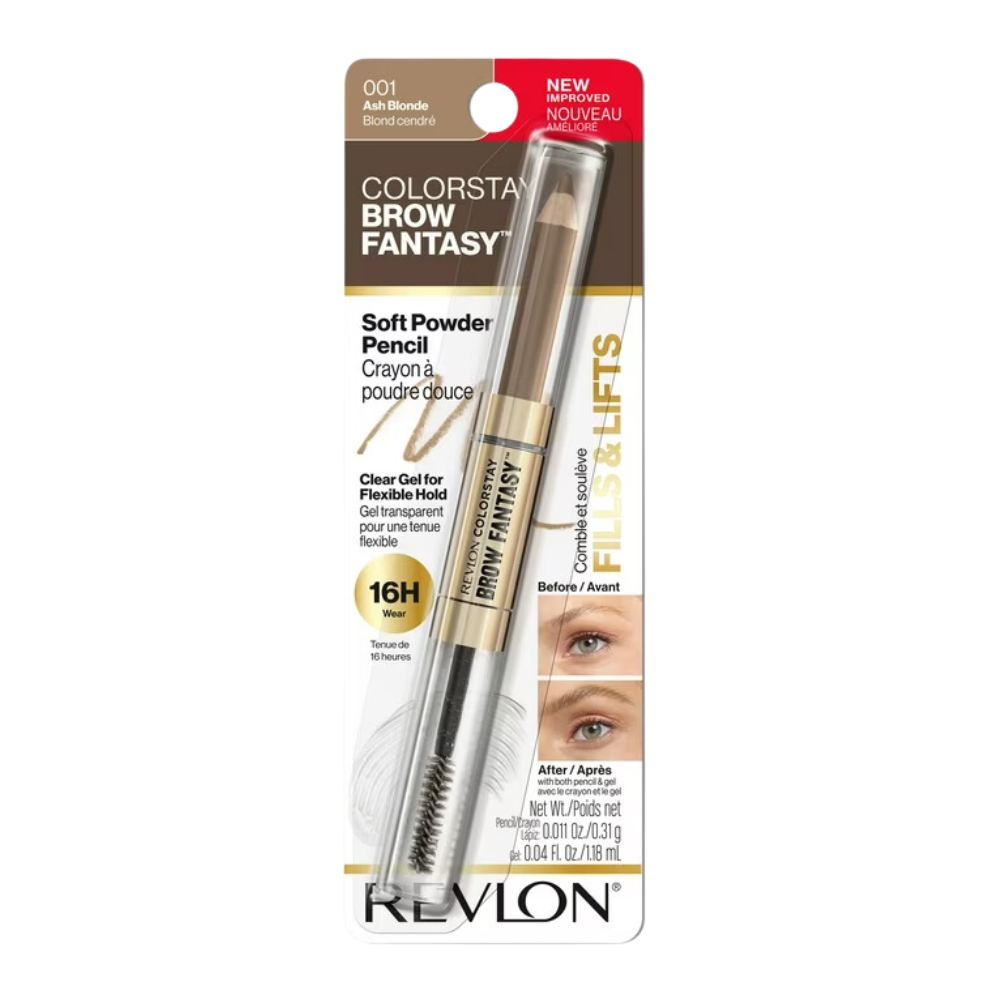 Revlon Brow Fantasy Pencil & Clear Gel 001 Ash Blonde