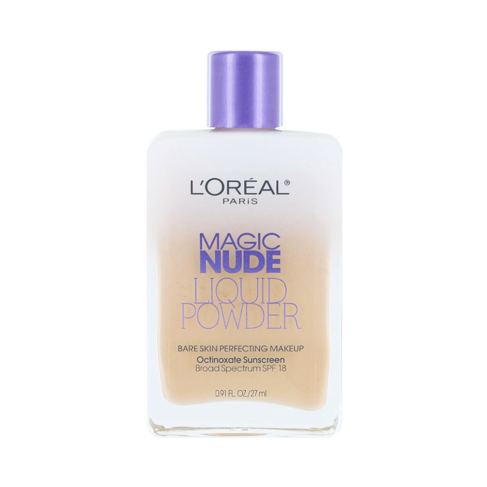Loreal Magic Nude Liquid Powder Bare Skin Perfecting Makeup 310 Light Ivory