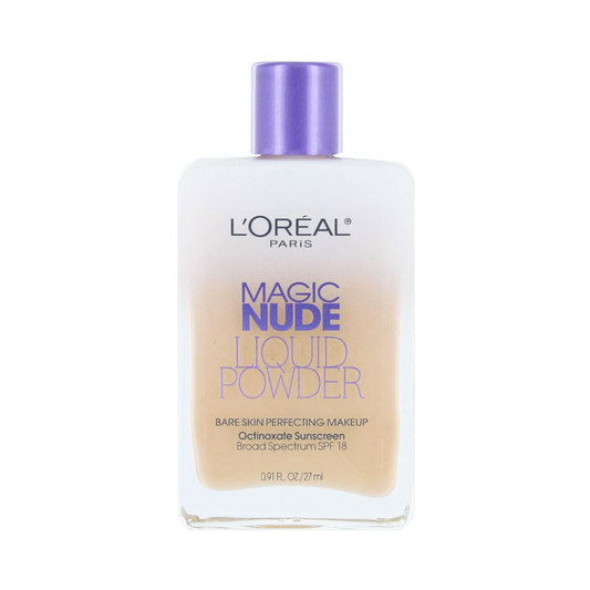 Loreal Magic Nude Liquid Powder Bare Skin Perfecting Makeup 310 Light Ivory