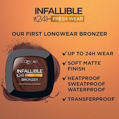 Loreal Infallible Up To 24Hr Fresh Wear Soft Matte Bronzer