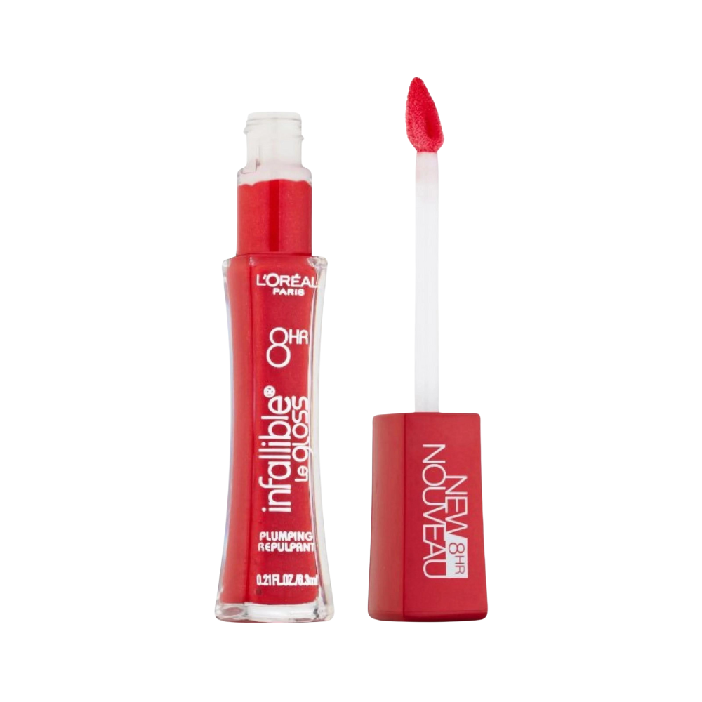 Loreal Infallible Plumping Lip Gloss 306 Plumped Red