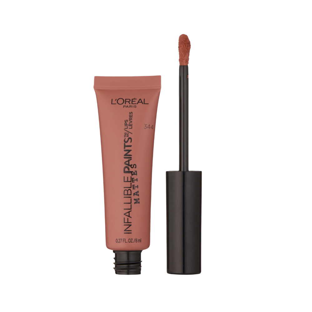 Loreal Infallible Liquid Lip Paints Mattes 344 Peach Pit