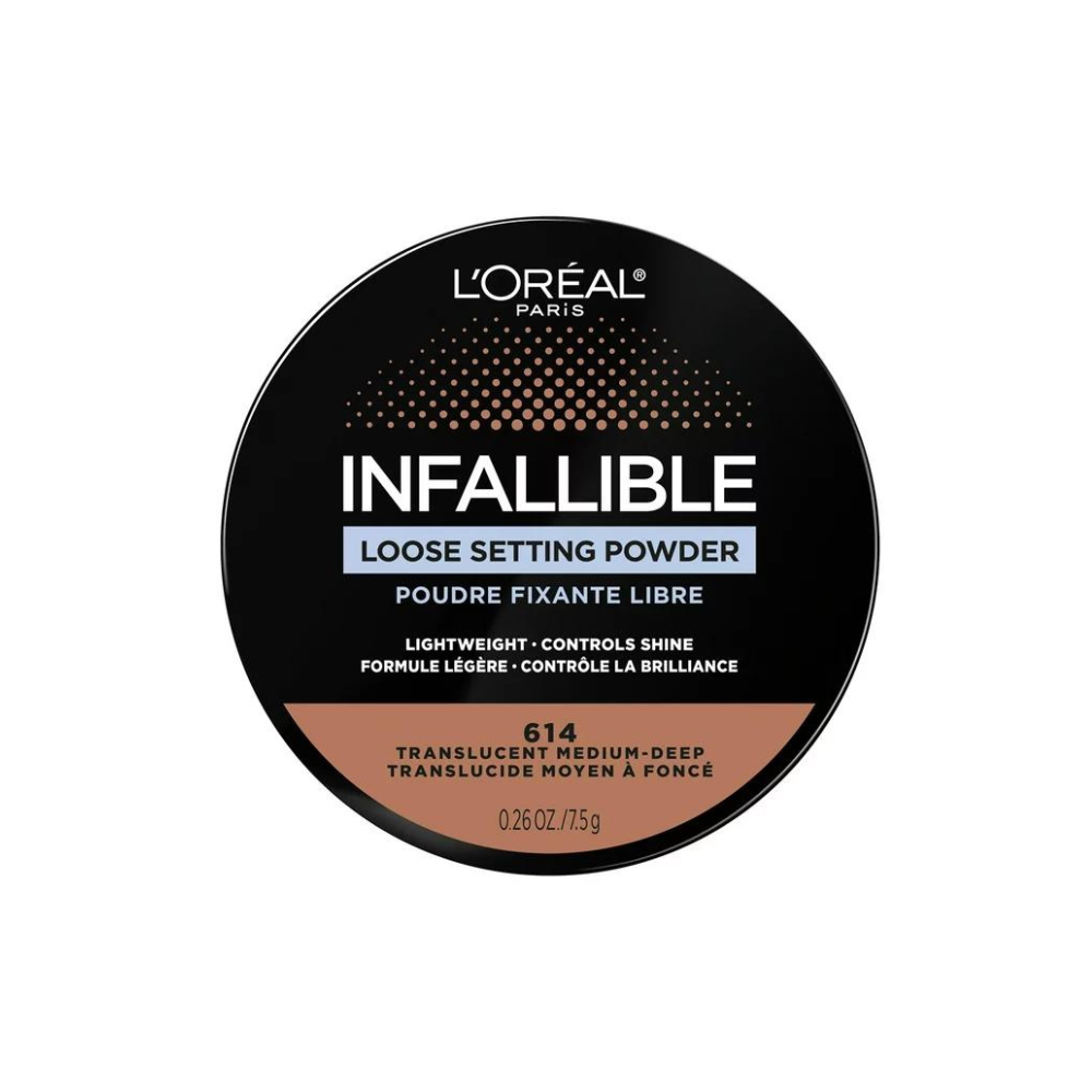 Loreal Infallible Tinted Loose Setting Powder 614 Medium Deep