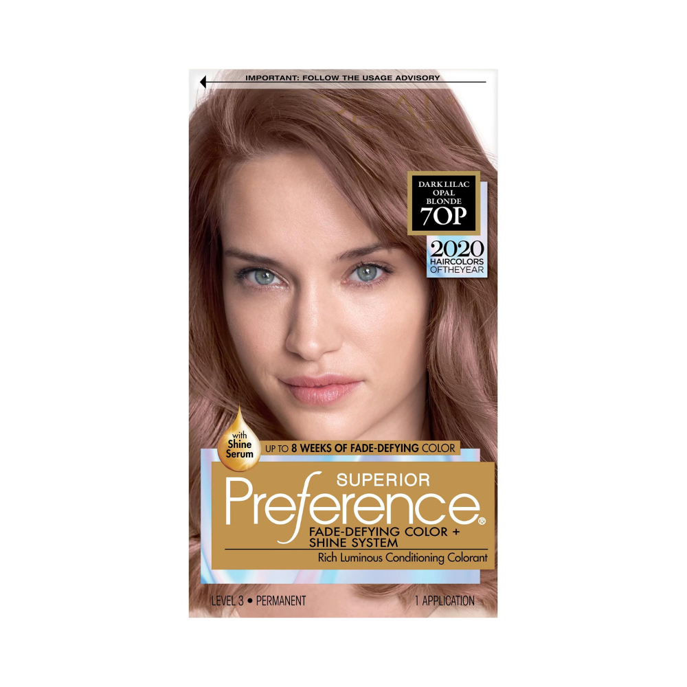 Loreal Superior Preference Fade Defying Color + Shine System 70P Dark Lilac Opal Blonde