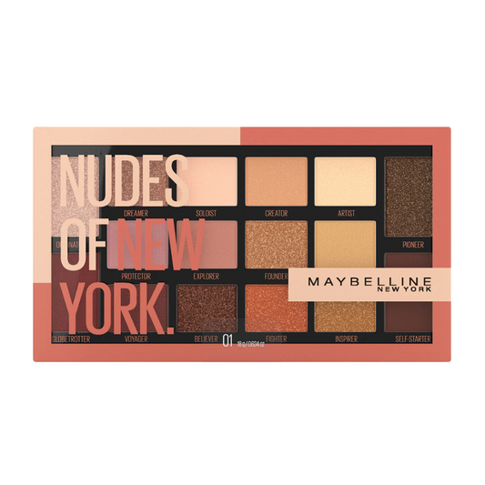 Maybelline 16-Pan Eyeshadow Palette - Nudes of New York