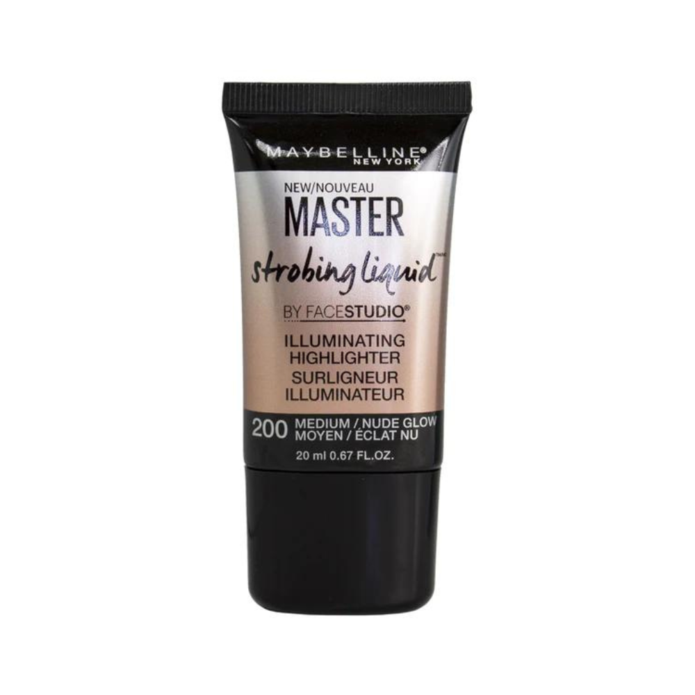 Maybelline Face Studio Master Strobing Liquid Illuminating Highlighter 200 Medium Nude Glow