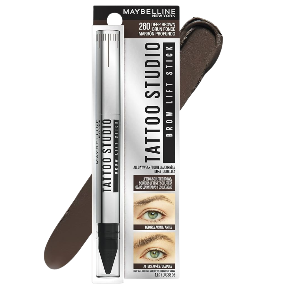 Maybelline Tattoo Studio Brow Lift Stick 260 Deep Brown