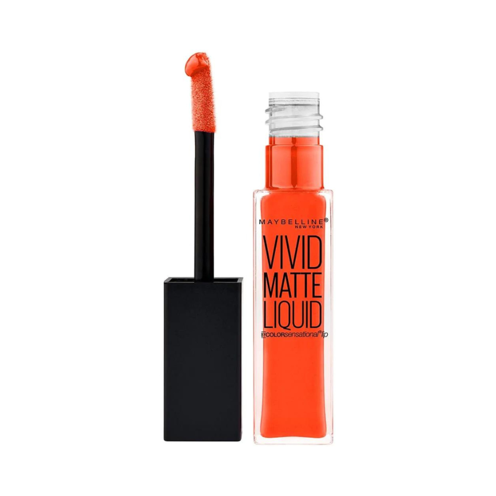 Maybelline Color Sensational Vivid Matte Liquid Lip Color 18 Orange Obsession