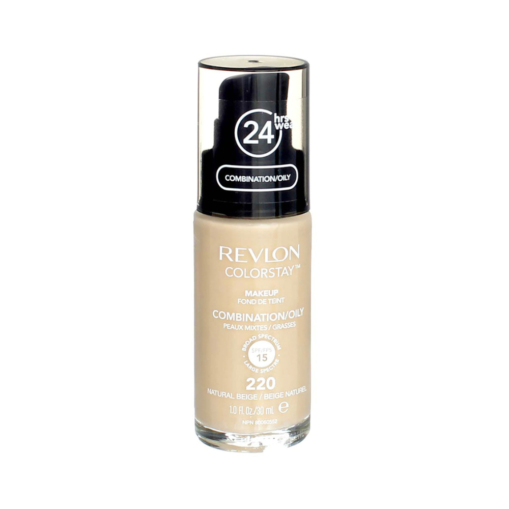Revlon ColorStay Makeup PUMP, Combination/Oily Skin SPF 15 220 Natural Beige